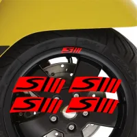 S style 4X Wheel rim decasl Red for Black Rims for vespa GTS 300 Super Sport
