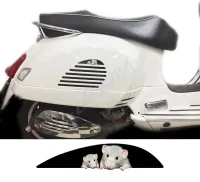 Rear Right side vent Extension for Vespa GTS Mouse Family Italiano Decal