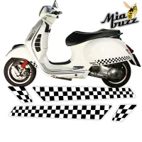 Side Stripes for Vespa GTS GTV Checkered